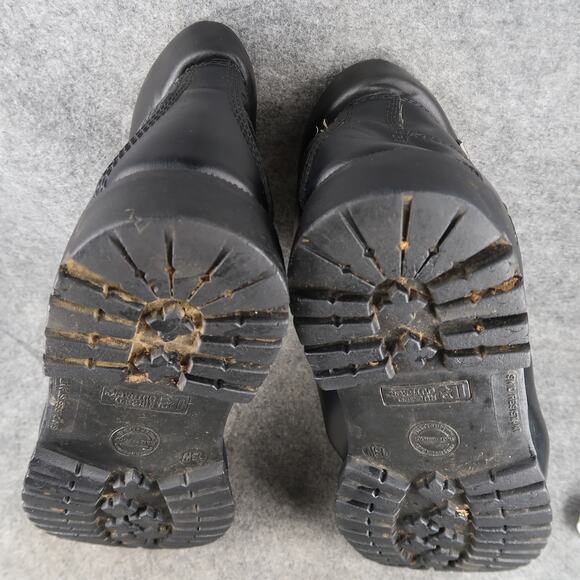 Rugged Outback Shoes Mens 13 Boots Lace Up Work Combat Black Biker Waterproof